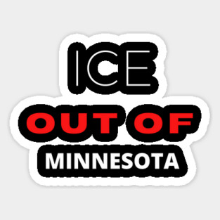 Ice out of Minneapolis Sticker