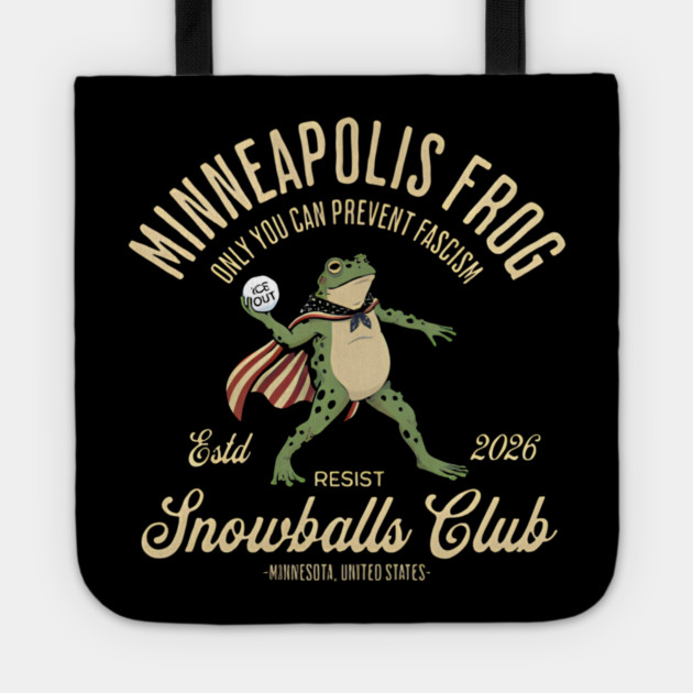 Minneapolis resist -Frog Tote by Donald's Store 2