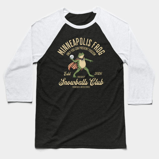 Minneapolis resist -Frog Baseball T-Shirt by Donald's Store 2