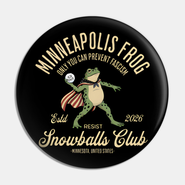 Minneapolis resist -Frog Pin by Donald's Store 2