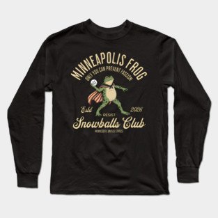 Minneapolis resist -Frog Long Sleeve T-Shirt