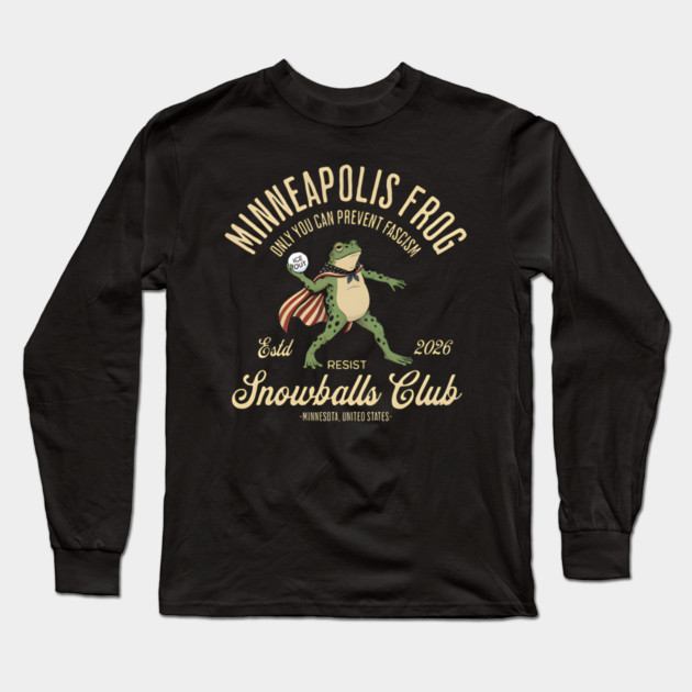 Minneapolis resist -Frog Long Sleeve T-Shirt by Donald's Store 2