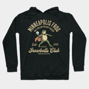 Minneapolis resist -Frog Hoodie
