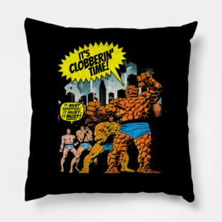 Benjy Blue Eyes of Yancy Street of New York Super Hero Comic Book Pillow