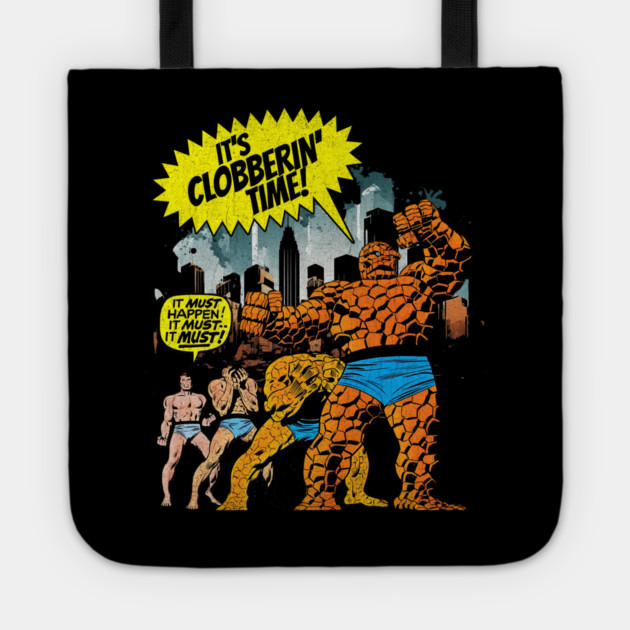 Benjy Blue Eyes of Yancy Street of New York Super Hero Comic Book Tote by Joaddo