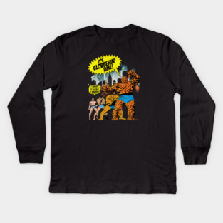 Benjy Blue Eyes of Yancy Street of New York Super Hero Comic Book Kids Long Sleeve T-Shirt