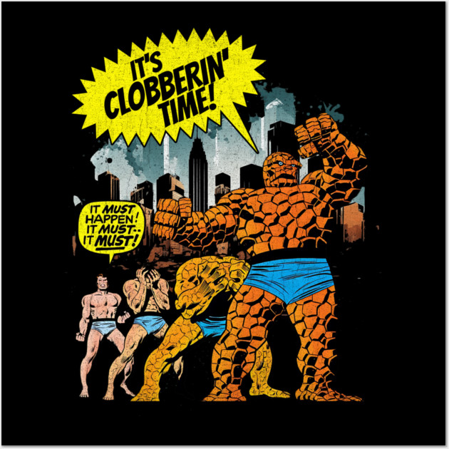 Benjy Blue Eyes of Yancy Street of New York Super Hero Comic Book Wall Art by Joaddo