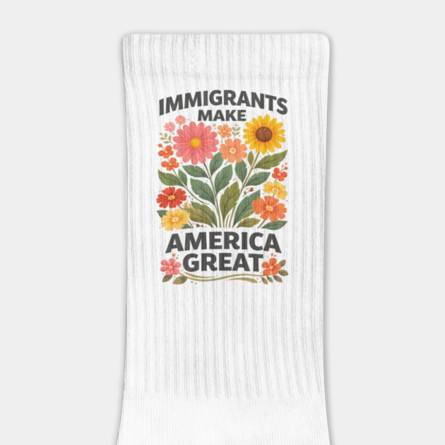 Immigrants Make America Great Pro-Immigrant American Patriotism by ArtistTee ⭐⭐⭐⭐⭐