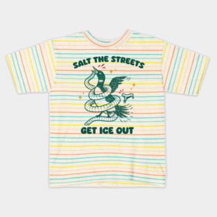 Minnesota Loon Salt the Streets | Fight ICE | Get out of Minneapolis Kids T-Shirt