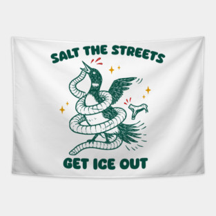 Minnesota Loon Salt the Streets | Fight ICE | Get out of Minneapolis Tapestry