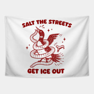 Minnesota Loon Salt the Streets | Fight ICE | Get out of Minneapolis Tapestry