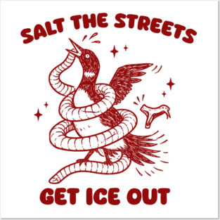 Minnesota Loon Salt the Streets | Fight ICE | Get out of Minneapolis Posters and Art