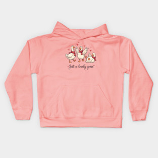 Just a Lovely Goose Kids Hoodie