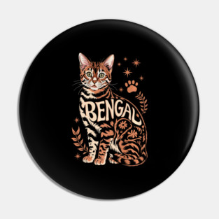 S2 Bengal Cat (44) Pin