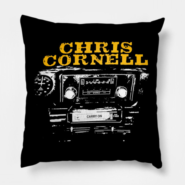 Chris Cornell Carry On Pillow by James Bates