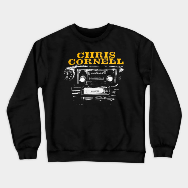 Chris Cornell Carry On Crewneck Sweatshirt by James Bates
