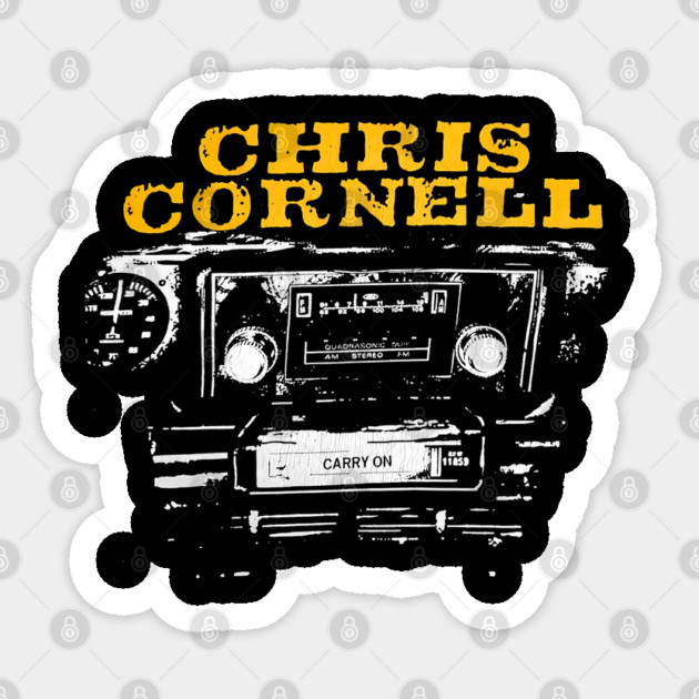 Chris Cornell Carry On Sticker by James Bates