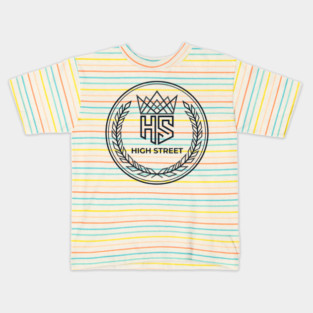 High Street T-Shirt | Bold Urban Typography Tee | Modern Streetwear Graphic Kids T-Shirt