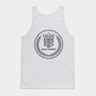 High Street T-Shirt | Bold Urban Typography Tee | Modern Streetwear Graphic Tank Top