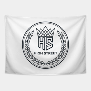 High Street T-Shirt | Bold Urban Typography Tee | Modern Streetwear Graphic Tapestry