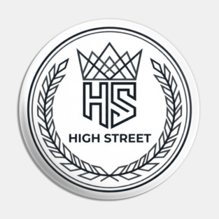 High Street T-Shirt | Bold Urban Typography Tee | Modern Streetwear Graphic Pin