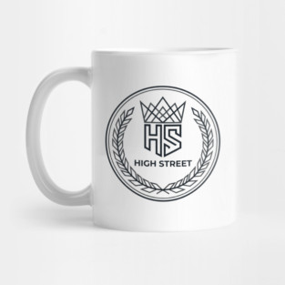 High Street T-Shirt | Bold Urban Typography Tee | Modern Streetwear Graphic Mug