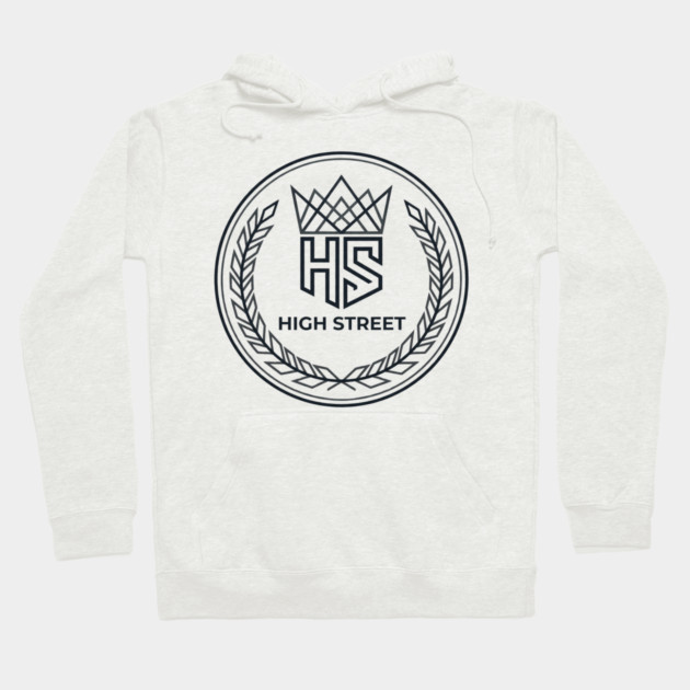 High Street T-Shirt | Bold Urban Typography Tee | Modern Streetwear Graphic Hoodie by Muhammad Naveed Khan