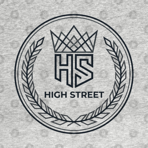 High Street T-Shirt | Bold Urban Typography Tee | Modern Streetwear Graphic by Muhammad Naveed Khan