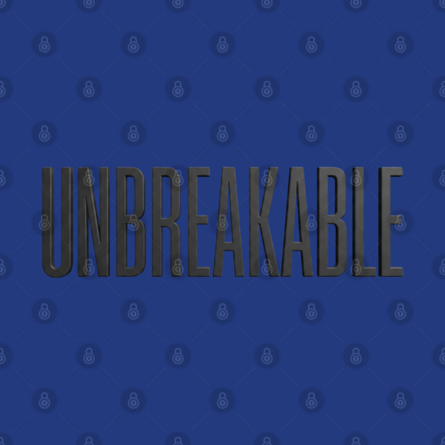Unbreakable T-Shirt | Bold Motivational Typography Tee | Urban Streetwear Graphic by Muhammad Naveed Khan