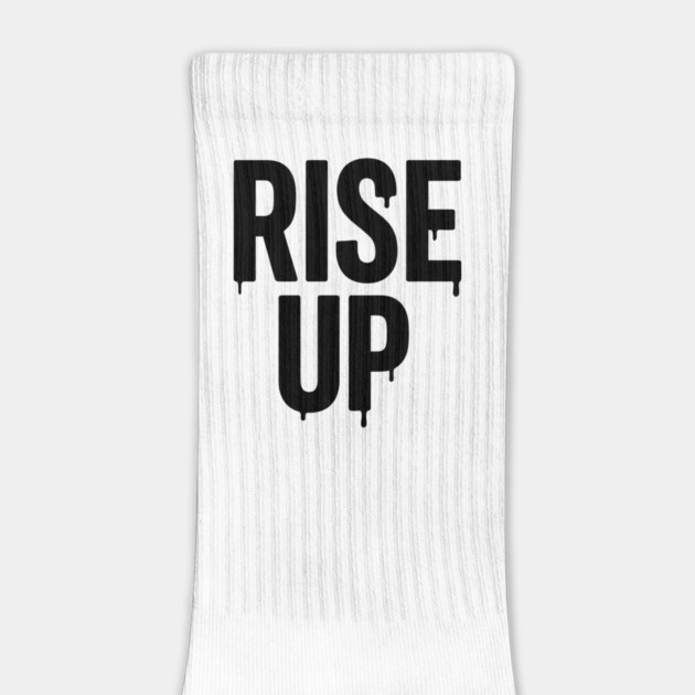 Rise Up T-Shirt | Bold Motivational Typography Tee | Urban Streetwear Graphic by Muhammad Naveed Khan