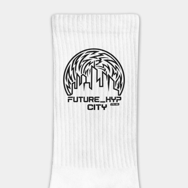 Future Hyp City T-Shirt | Cyber Streetwear Typography Tee | Bold Urban Graphic by Muhammad Naveed Khan