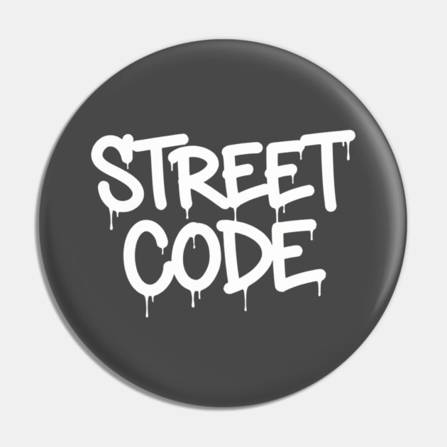 Street Code T-Shirt | Bold Urban Typography Tee | Streetwear Graphic Design Pin by Muhammad Naveed Khan
