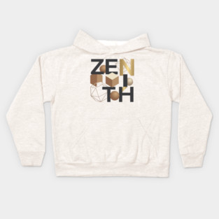 Zenith T-Shirt | Bold Minimal Typography Tee | Modern Urban Streetwear Graphic Kids Hoodie
