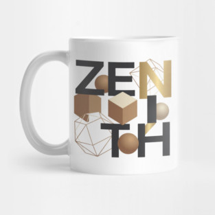 Zenith T-Shirt | Bold Minimal Typography Tee | Modern Urban Streetwear Graphic Mug