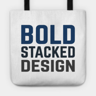 Bold Stacked Typography T-Shirt | Minimal Urban Streetwear | Print-Ready Graphic Tee Tote