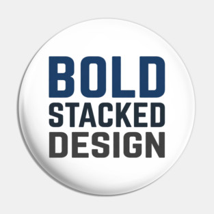 Bold Stacked Typography T-Shirt | Minimal Urban Streetwear | Print-Ready Graphic Tee Pin
