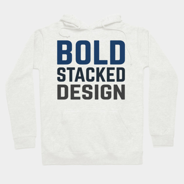 Bold Stacked Typography T-Shirt | Minimal Urban Streetwear | Print-Ready Graphic Tee Hoodie by Muhammad Naveed Khan
