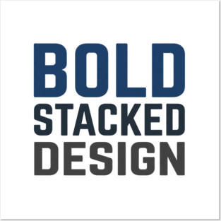 Bold Stacked Typography T-Shirt | Minimal Urban Streetwear | Print-Ready Graphic Tee Posters and Art