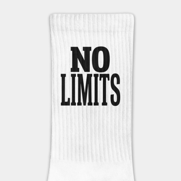 No Limits T-Shirt | Bold Motivational Typography Tee | Urban Streetwear Graphic by Muhammad Naveed Khan