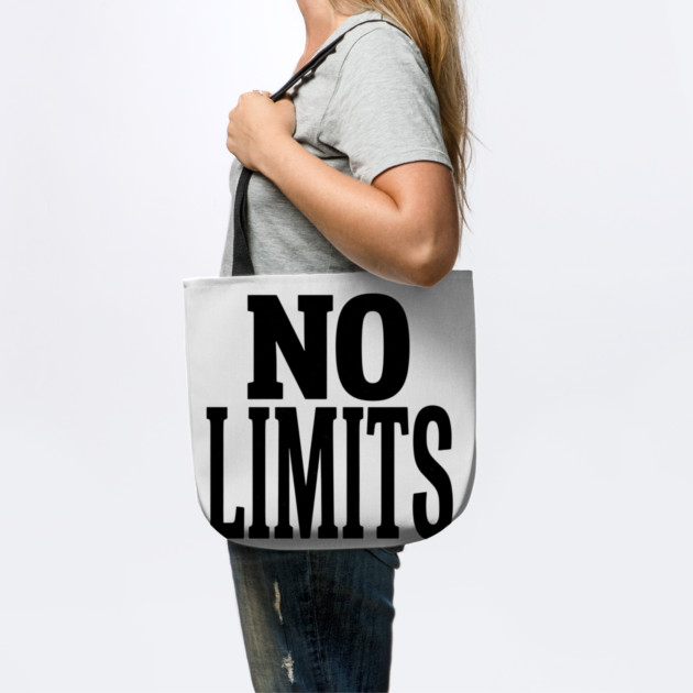 No Limits T-Shirt | Bold Motivational Typography Tee | Urban Streetwear Graphic by Muhammad Naveed Khan