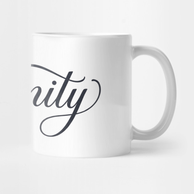 Serenity T-Shirt | Minimal Bold Typography Tee | Modern Urban Streetwear Graphic by Muhammad Naveed Khan