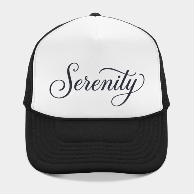 Serenity T-Shirt | Minimal Bold Typography Tee | Modern Urban Streetwear Graphic by Muhammad Naveed Khan