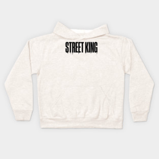 Street King T-Shirt | Bold Urban Typography Tee | Streetwear Graphic Design Kids Hoodie