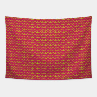 wavy lines and dots Tapestry