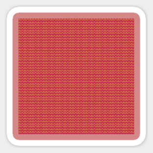 wavy lines and dots Sticker