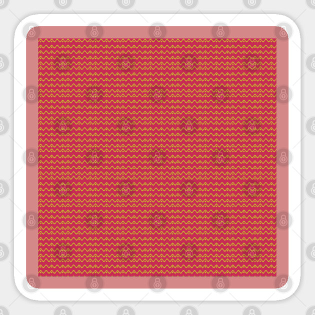 wavy lines and dots Sticker by droidmonkey