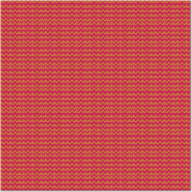 wavy lines and dots Wall Art by droidmonkey