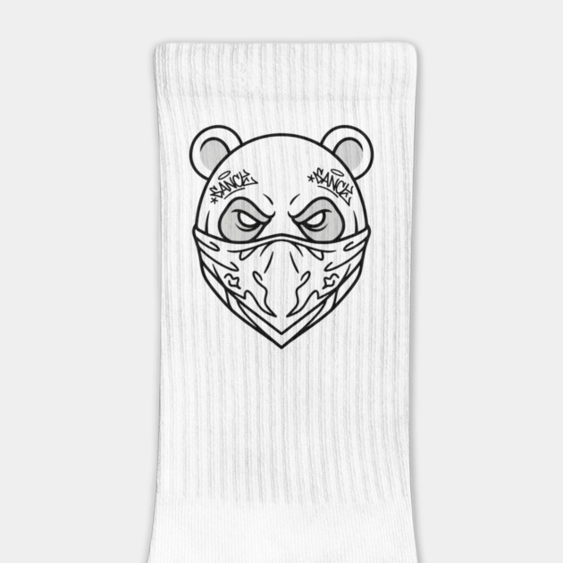 Cool Panda Graffiti T-Shirt | Urban Streetwear Mascot Tee | Bold Graphic Design by Muhammad Naveed Khan