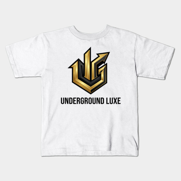 Underground Luxe T-Shirt | Premium Urban Streetwear Typography Tee | Luxury Graphic Kids T-Shirt by Muhammad Naveed Khan