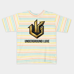 Underground Luxe T-Shirt | Premium Urban Streetwear Typography Tee | Luxury Graphic Kids T-Shirt